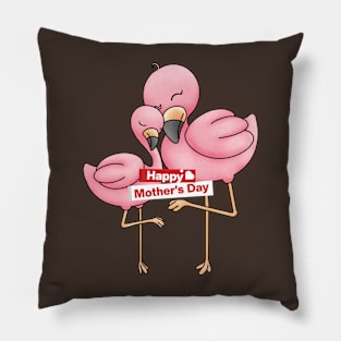 Flamingo mama animal mothers day Pillow