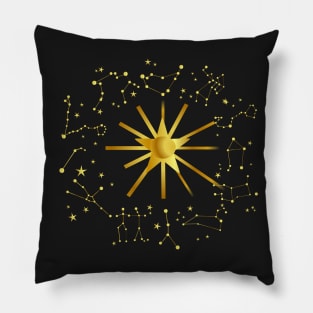 Zodiac wheel Pillow