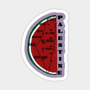 Palestine map Magnet