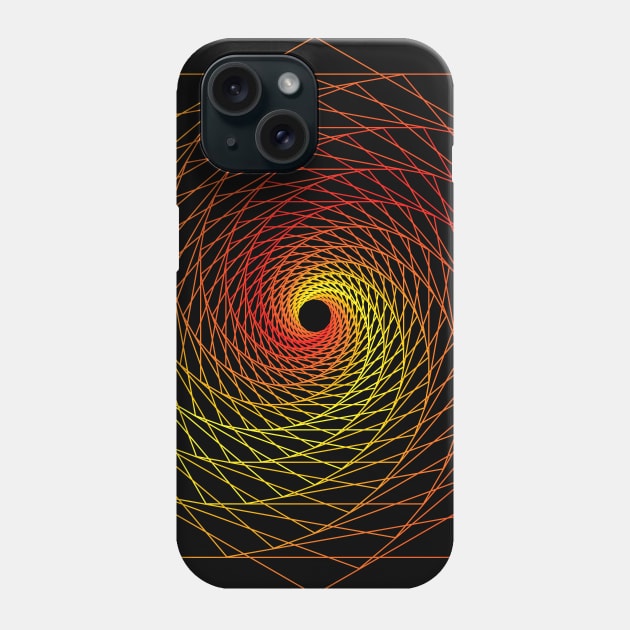 Colored Sacred Geometry - Summer Vibes Phone Case by Cosmic Status