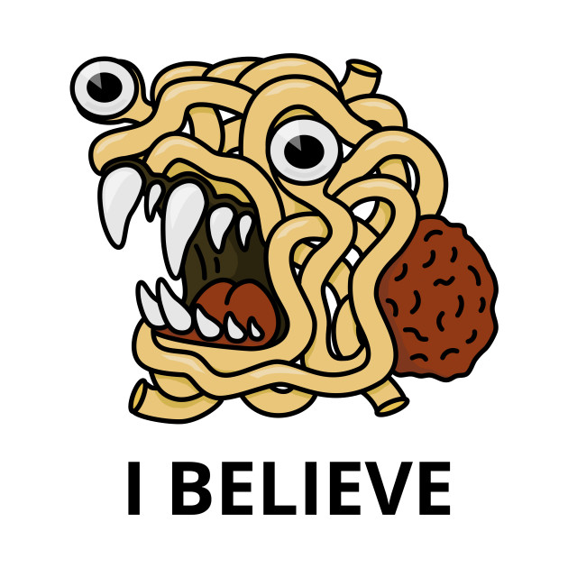 The flying spaghetti monster by KarenRe