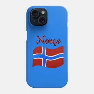 The flag of Norway, Norges flagg Phone Case