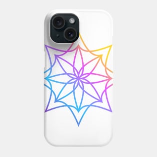 abstract flower illustration Phone Case