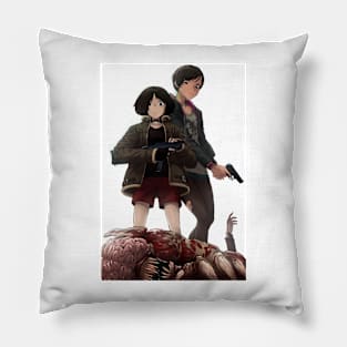 kids with gunz Pillow