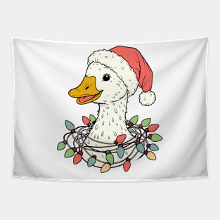 Funny Goose Gift Men Women Kids Silly Goose Ugly Christmas Tapestry