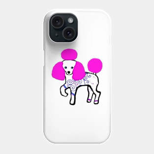 Poodle Fanciness -- Pink Phone Case