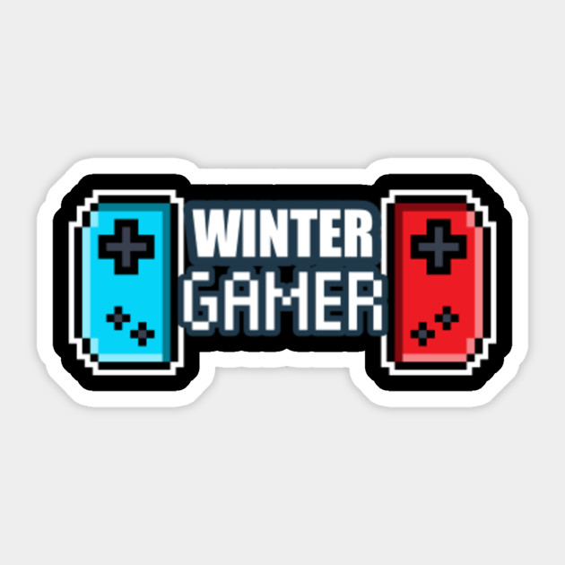 Winter Gamer Cute Funny Pixel Art 90s Graphic Kids Adults