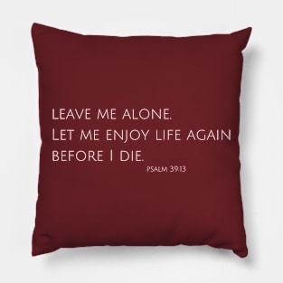 Psalm 39:13 NIrV W Pillow