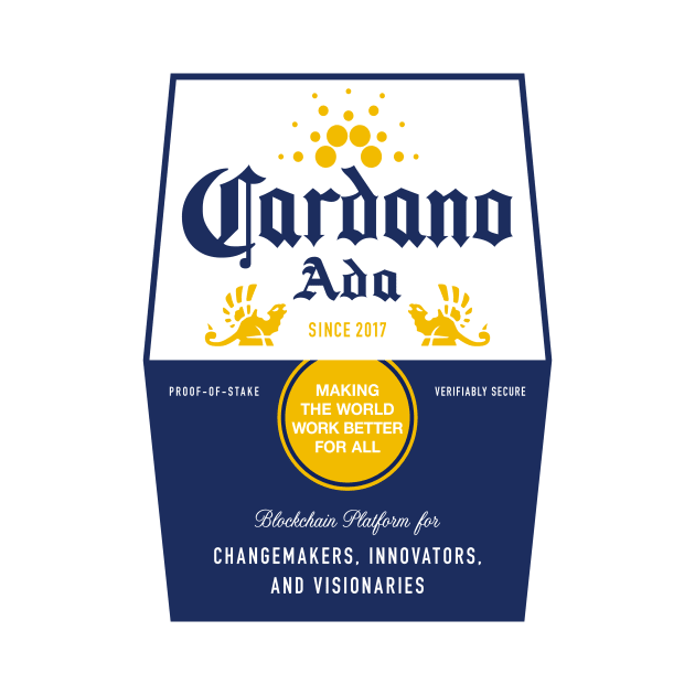 Cardano Beer Label by jeffsmoll