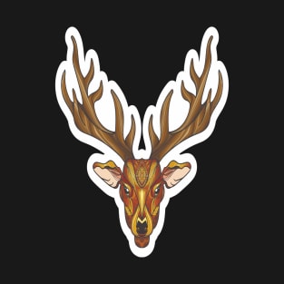 Deer Sticker T-Shirt