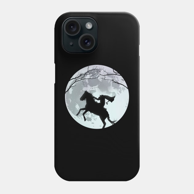 The Headless Horseman Phone Case by Moon Lit Fox