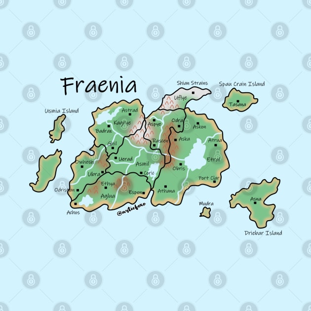 Fraenia Region by Articfoxo