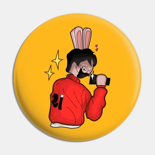 Bunny Man Pin