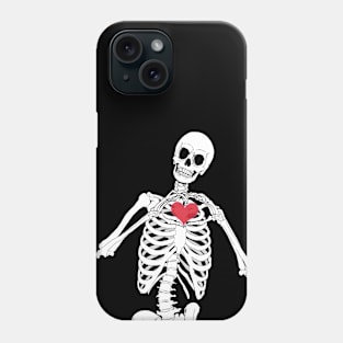 Skeletal Heart Phone Case