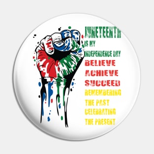 Juneteenth Is My Independence Day Black And Proud 2023,  Juneteenth African American Black History 1865 Pin