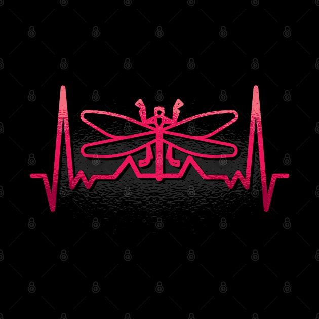 heartbeat love dragonfly by ShirtsShirtsndmoreShirts