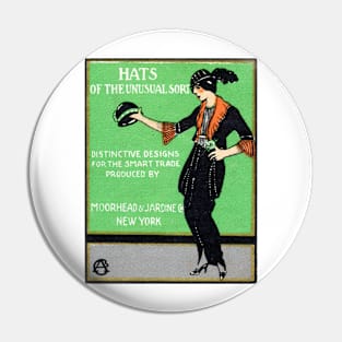 1920 Hats of the Unusual Sort Pin