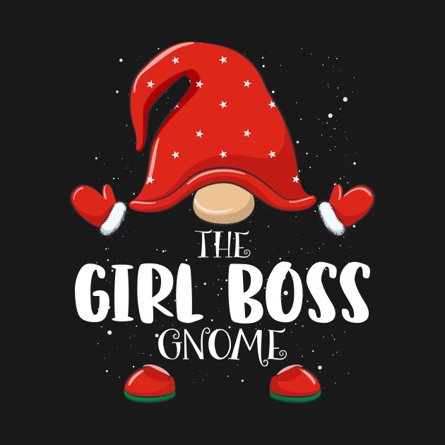 Discover Girl Boss Gnome Matching Family Group Christmas Pajama - Girl Boss Gnome Christmas Pajama - T-Shirt