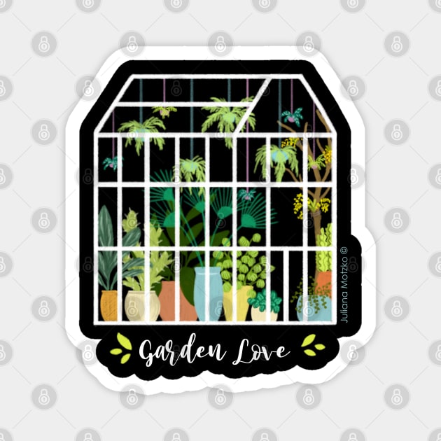 Garden Love - version 1 Magnet by julianamotzko