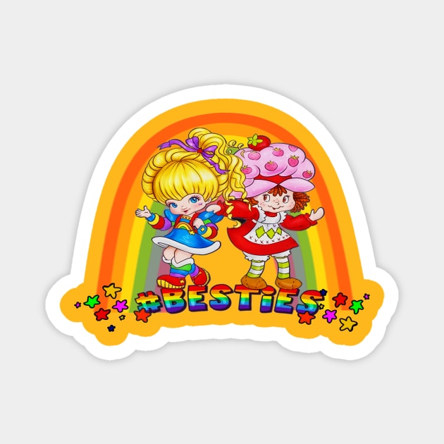 besties rainbow Magnet by pin store