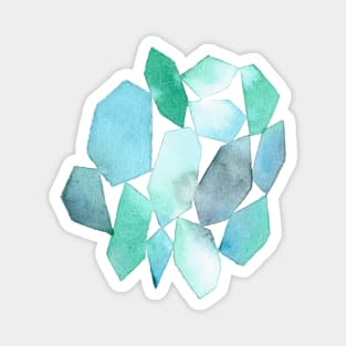 【Pattern】Turquoise-Collage Magnet