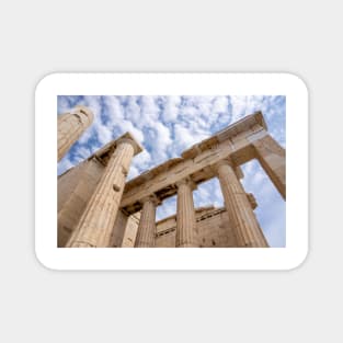 Stone pillars of the Acropolis, Athens. Magnet