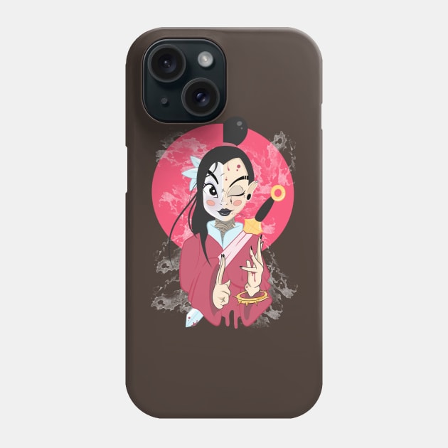 Warrior girl princess Phone Case by marko0z