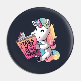 Tales of the Real World Funny Unicorn - Dark Pin