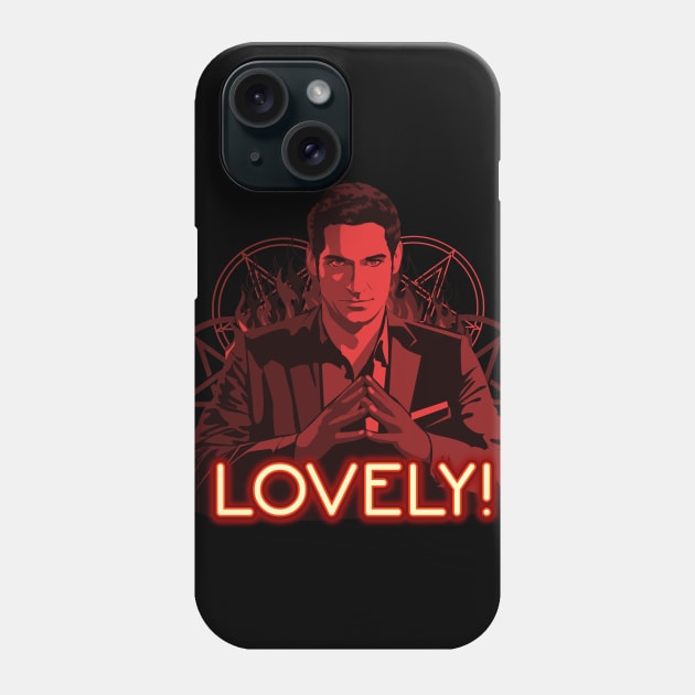 Lovely! Lucifer Phone Case by Ddalyrincon