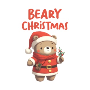 Beary Christmas Cute Bear T-Shirt