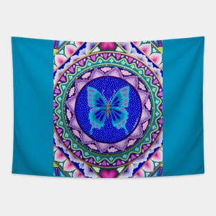 Butterfly Love Mandala Tapestry