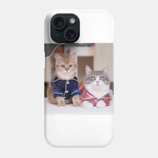 couple cute cats Phone Case