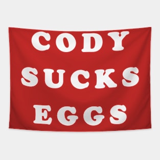 Cody Sucks Eggs Tapestry