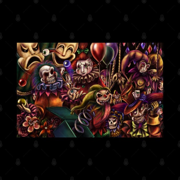 Coulrophobia (Colored) by kaemcspadden@gmail.com