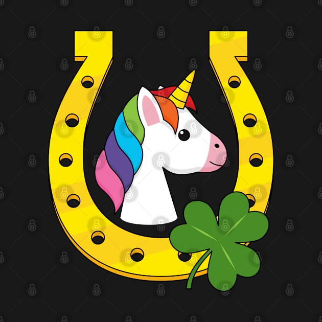 Cute Unicorn on St Patrick's Day by BirdAtWork