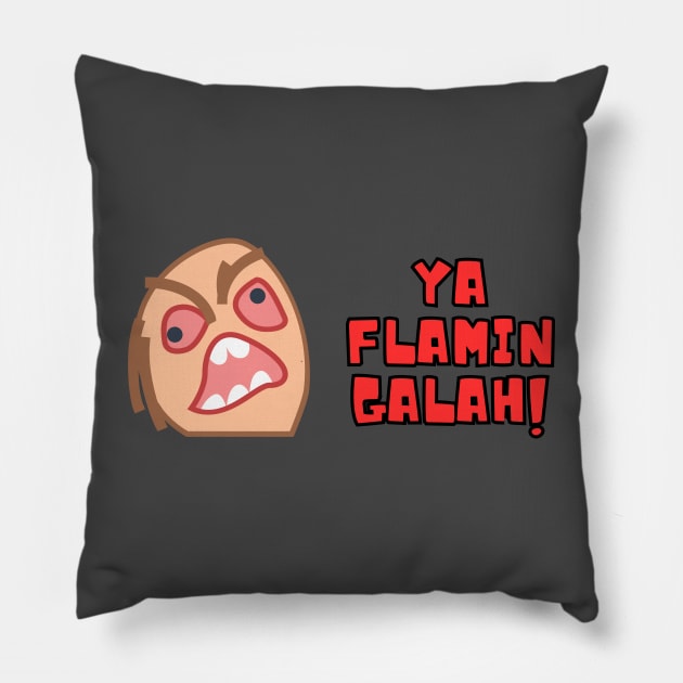 Ya Flamin Galah! Pillow by CrikeyWear