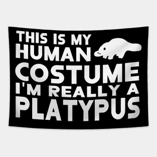 Human costume platypus outfit human Tapestry