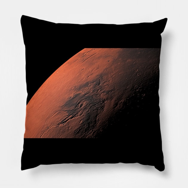 mars - Red planet Pillow by Grapdega