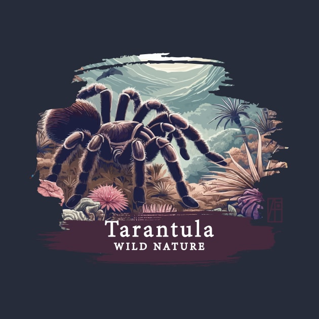 Tarantula - WILD NATURE - TARANTULA SPIDER -5 by ArtProjectShop