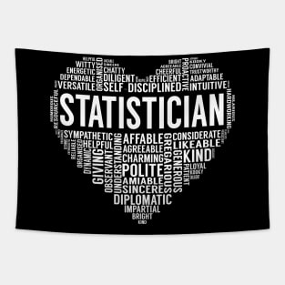 Statistician Heart Tapestry