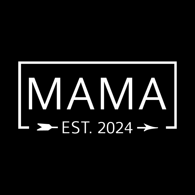 Mom Est. 2024 Expect Baby 2024, Mother 2024 New Mom 2024 by GraviTeeGraphics