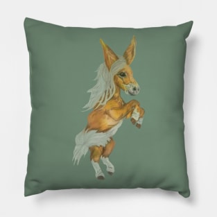 Fairy-tale Chestnut Miniature Horse Pillow