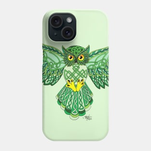 Celtic Flight Owl Phone Case