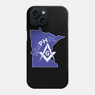 MWPHGLMN - Blue & White Phone Case