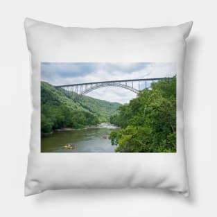 New River Gorge Bridge, Fayettville, West Virginia Pillow