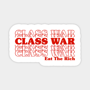 Class war, earth the rich Magnet