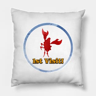 1st Visit Inspired Silhouette Pillow