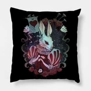 Don't Be Late (Alice in Wonderland) Pillow