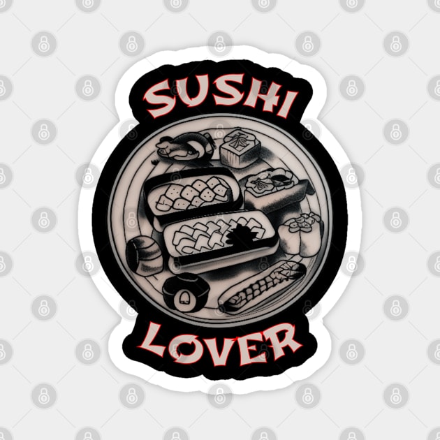 Sushi Lover Magnet by REG