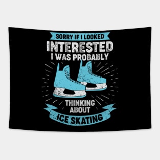 Funny Figure Ice Skating Dancing Skater Gift Tapestry